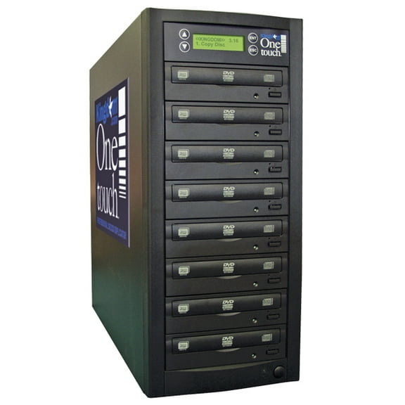 Kingdom One Touch 7 Copy DVD CD Duplicator with 320 GB Hard Drive