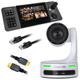 Kingdom Robotic 4K Camera Package (White, 20x Zoom) with PTZ controller ...