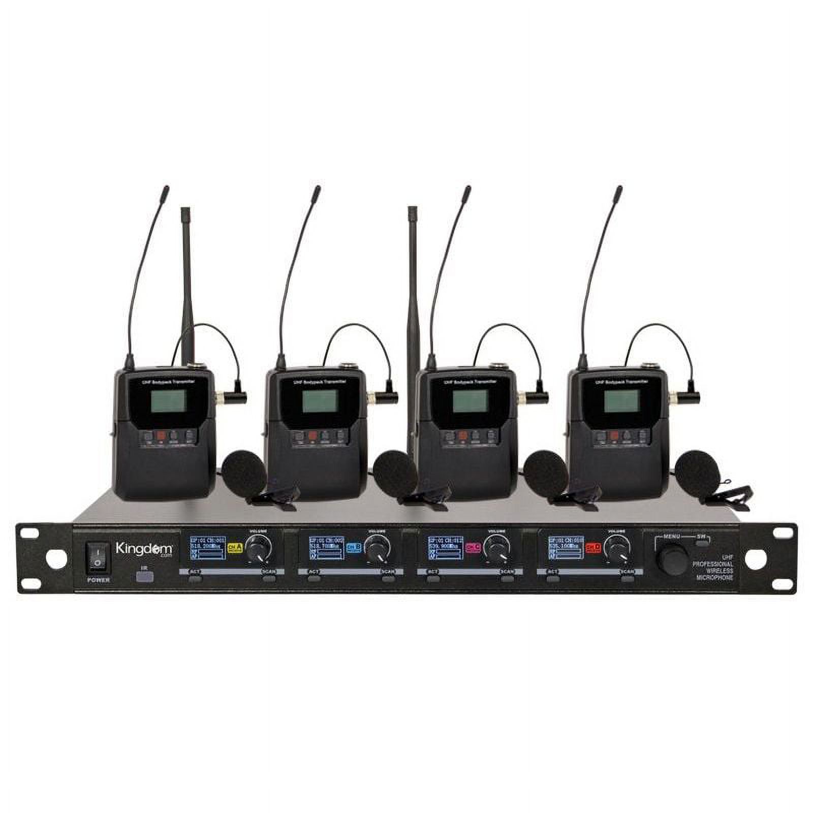 Kingdom V5 Professional Wireless Microphone System with High Frequency