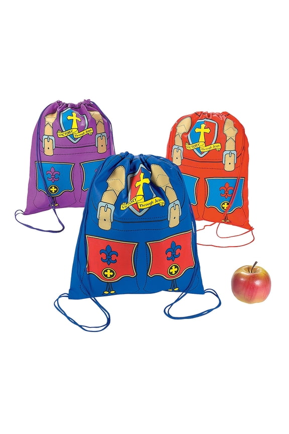 Kingdom Vbs Drawstring Backpack - Favor Bagss - 12 Pieces