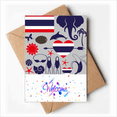 thumbnail image 1 of Kingdom of Thailand Traditional Welcome Back Greeting Cards Envelopes Blank, 1 of 4