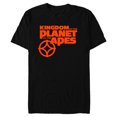 thumbnail image 1 of Kingdom of the Planet of the Apes Logo & Caesar Unity Symbol- Short Sleeve Blended T-Shirt for Adults - Customized-Black, 1 of 5