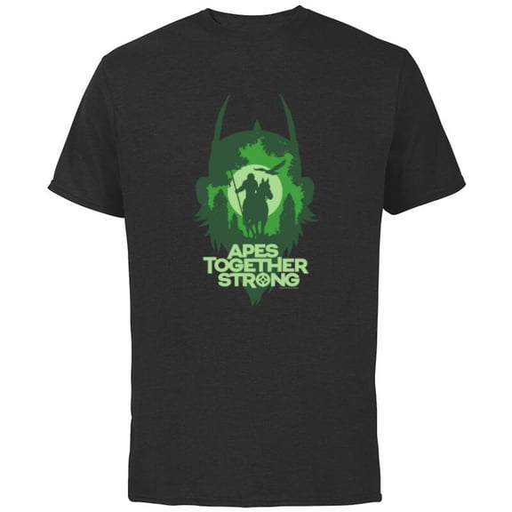 Kingdom of the Planet of the Apes Noa Apes Together Strong- Short Sleeve Cotton T-Shirt for Adults - Customized-Black