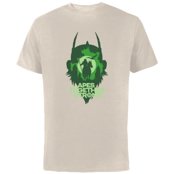 Kingdom of the Planet of the Apes Noa Apes Together Strong- Short Sleeve Cotton T-Shirt for Adults - Customized-Natural