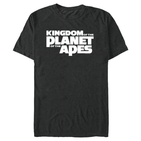 Kingdom of the Planet of the Apes Official Movie Title Logo - Short Sleeve Blended T-Shirt for Adults - Customized-Dark Heather