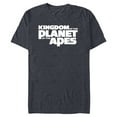 thumbnail image 1 of Kingdom of the Planet of the Apes Official Movie Title Logo - Short Sleeve Blended T-Shirt for Adults - Customized-Navy Heather, 1 of 5