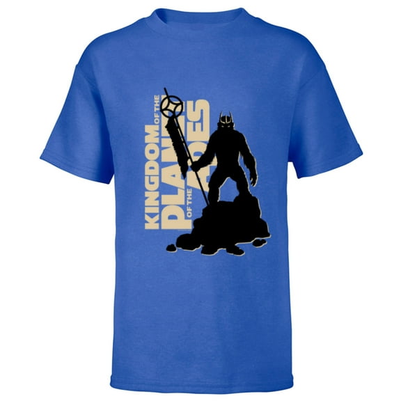 Kingdom of the Planet of the Apes Proximus Caesar with Logo- Short Sleeve T-Shirt for Kids - Customized-Royal