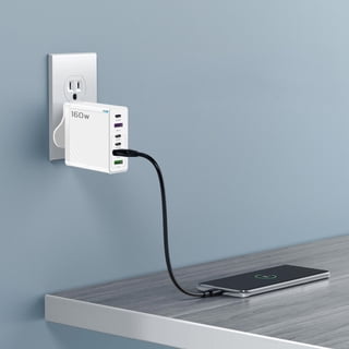 USB C Charger 165W USB C Charging Station 6-Port GaN USB C...