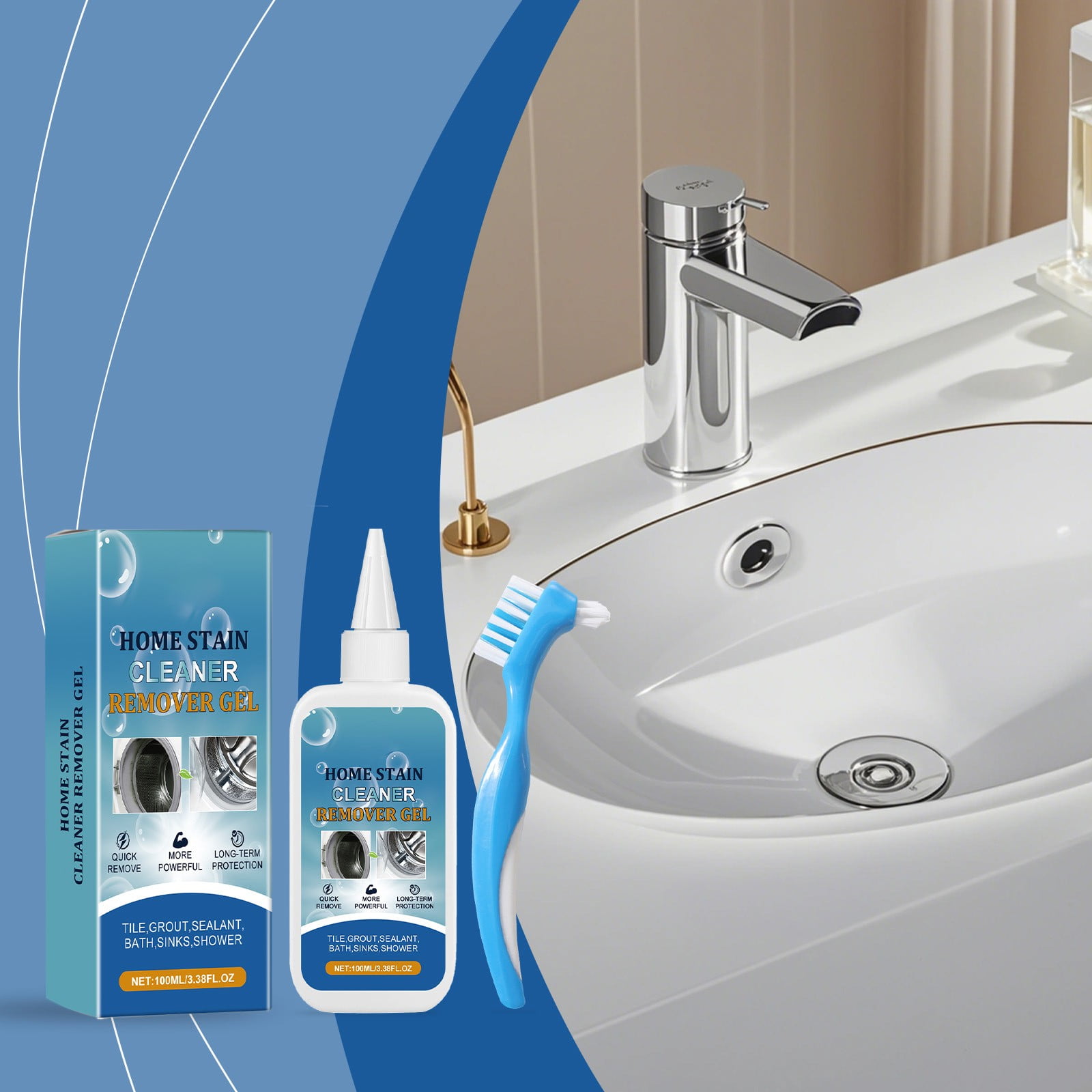 Kingfansion Affordable Family Pick 100ml Home Stain Remover Gel ...