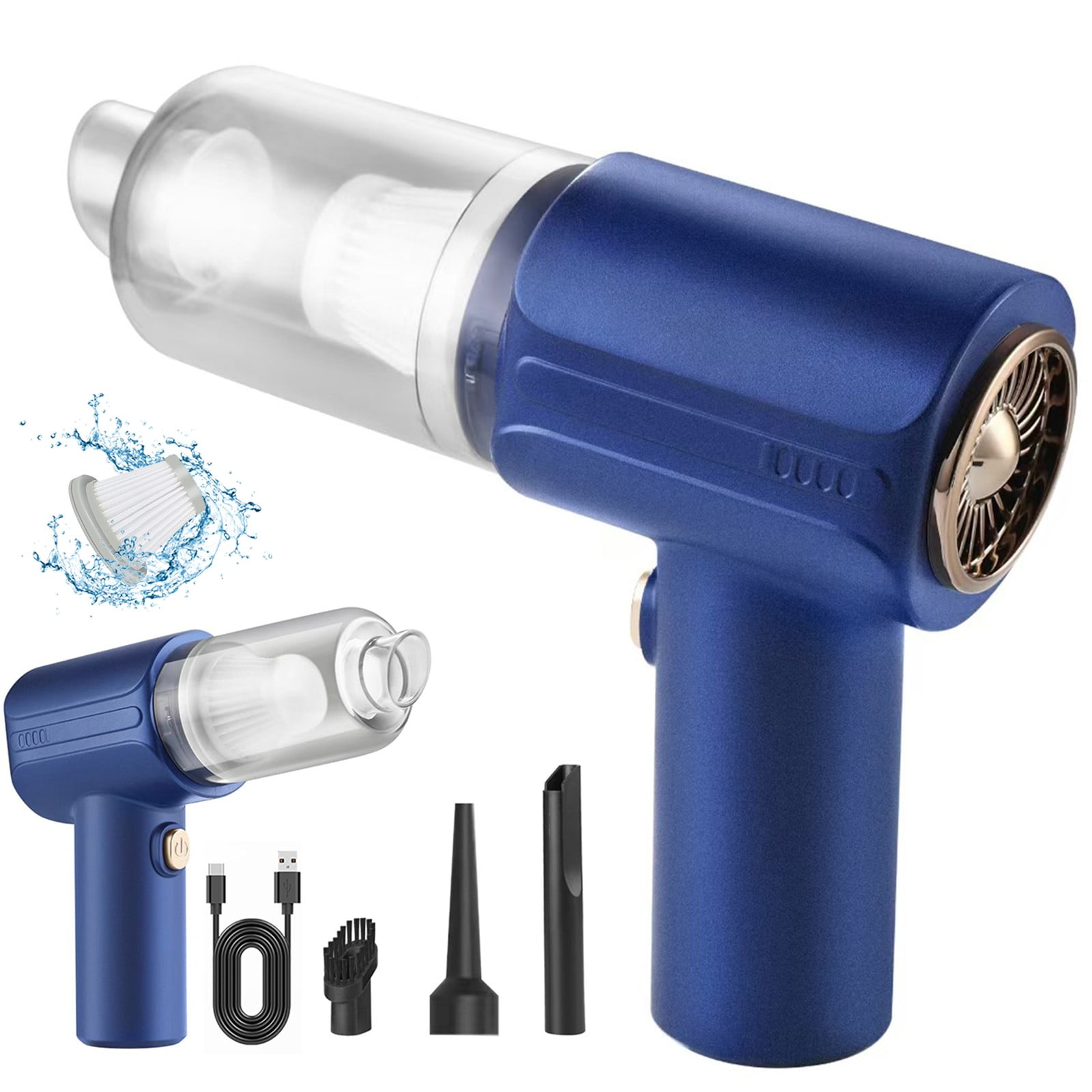 Kingfansion Clearance Cheap Sale Car Portable Handheld Small Vacuum