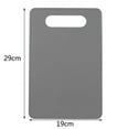 thumbnail image 1 of Kingfansion Clearance Eco-friendly Colorful Plastic Non-slip Cutting Board Kitchen Eco-friendly Colorful Plastic Non-slip Cutting Board Kitchen Chopping Board Gray, 1 of 4
