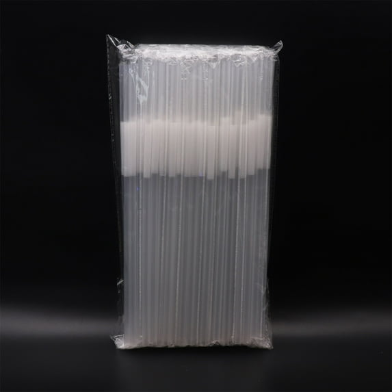 Kingfansion Everyday Low Prices Products - 100 Plastic Drinking Straws, 12.5 Inch Disposable Straws, Multi-Colored Striped, Bendable, for Parties Bars Restaurants, BPA-Free