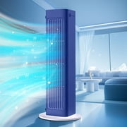 Kingfansion No Window Wall Mount Air Conditioner - Cooling Tower Fan, Standing Air Conditioner Clearance, Pillow-Level Airflow, Low to 16℃, 45db, Quiet & Sleep-Friendly, Remote, Desktop/Office Use