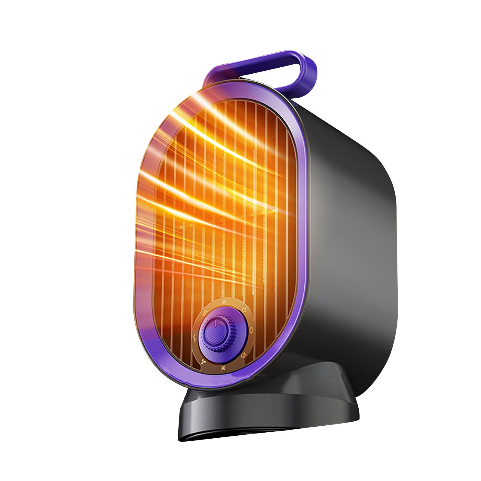 Kingfansion Small Space Rotating Heater Oscillating, Mini Space Heaters