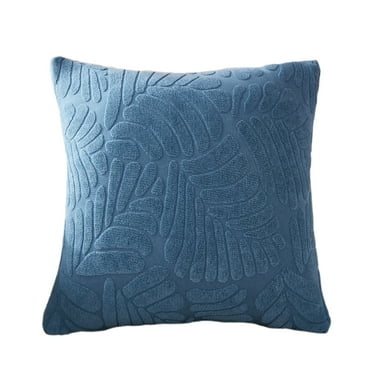 2025 Kingfansion Sofa Pillows That Won't Wrinkle Anti-Stress Pillows, Fall Decorative Throw Pillow, Solid Color Throw Pillows For Couch Clearance, Soft Sofa Pillow Corduroy Sofa Throw Pillow Blue