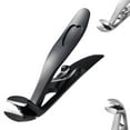 thumbnail image 1 of Kingfansion Toenail Clippers For Senior Men, Sherum Nail Clippers For Seniors Under $10, Senior Toenail Clippers Thick & Long Reach, Large Angled Head Toenail Clippers With Wide Opening (Black), 1 of 5