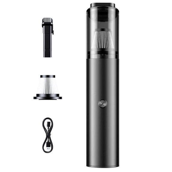 Kingfansion Wireless High Power Car and Home Handheld Vacuum Cleaner, Handheld Vacuum, Portable Vacuum, Brushless Motor for Pet Hair Debris Cleaning, Cordless Car Vacuum, Compact Upholstery Cleaner