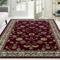 thumbnail image 1 of Kingfield Traditional Floral Indoor Area Rug, 5' x 8', Red, 1 of 5