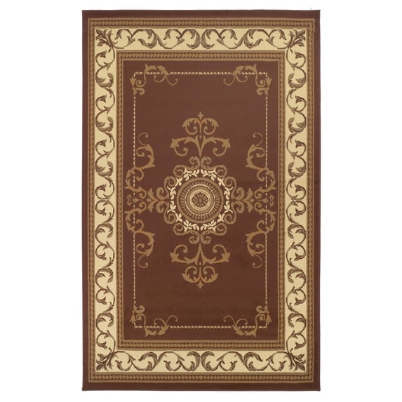 Kingfield Traditional Floral Indoor Area Rug by Blue Nile Nills - 8' x 10', Multi-Color