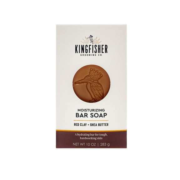 Kingfisher Co. Men's Moisturizing Bar Soap, Bourbon and Maple, 10 oz