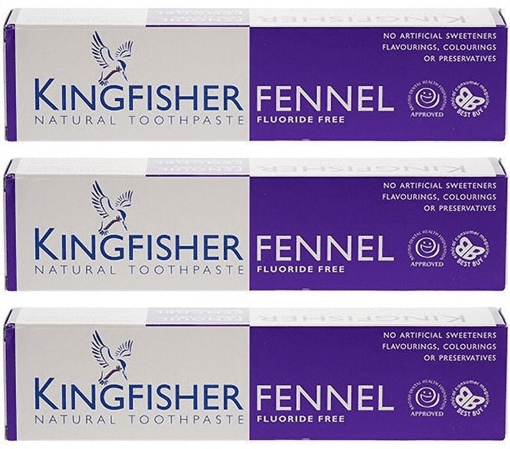 Kingfisher Fennel Fluoride Free Toothpaste 100ml PACK OF 3