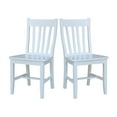 thumbnail image 1 of Kingfisher Lane 18" Farmhouse Wood Dining Chair in White (Set of 2), 1 of 11