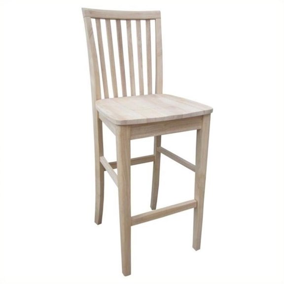 Kingfisher Lane 30" Mission Stool