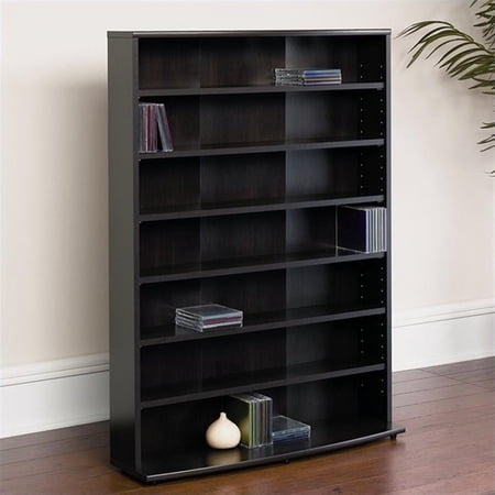 Kingfisher Lane 46" Multimedia Storage Rack in Cinnamon Cherry