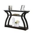 thumbnail image 1 of Kingfisher Lane 47" Three Tier Hall Console Accent Table in Cappuccino, 1 of 3