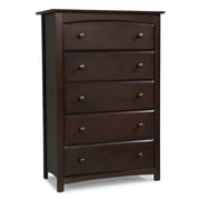 Kingfisher Lane 5 Drawer Dresser in Espresso
