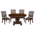 thumbnail image 1 of Kingfisher Lane 5-Piece Traditional Wood Dining Set in Brown Cherry, 1 of 12
