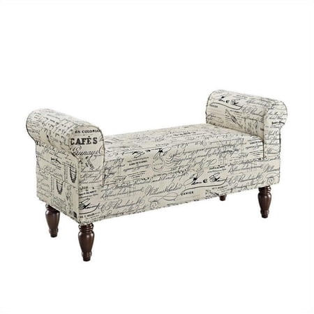 Kingfisher Lane Bedroom Bench in Linen