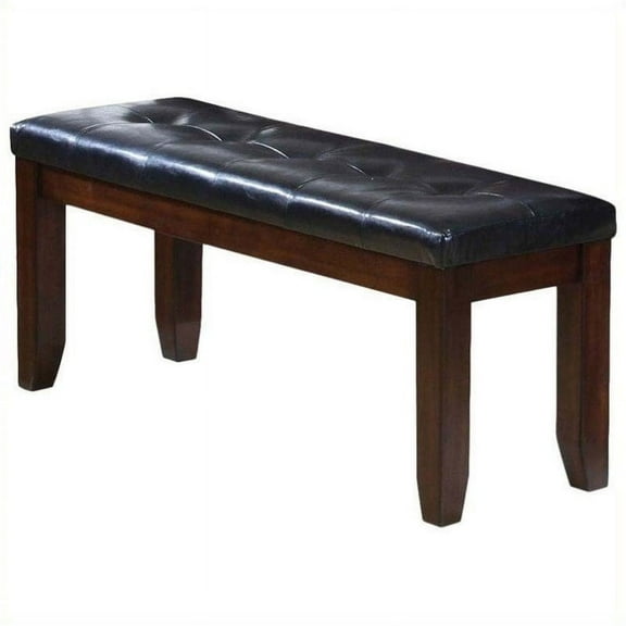 Kingfisher Lane Bench in Cherry and Black