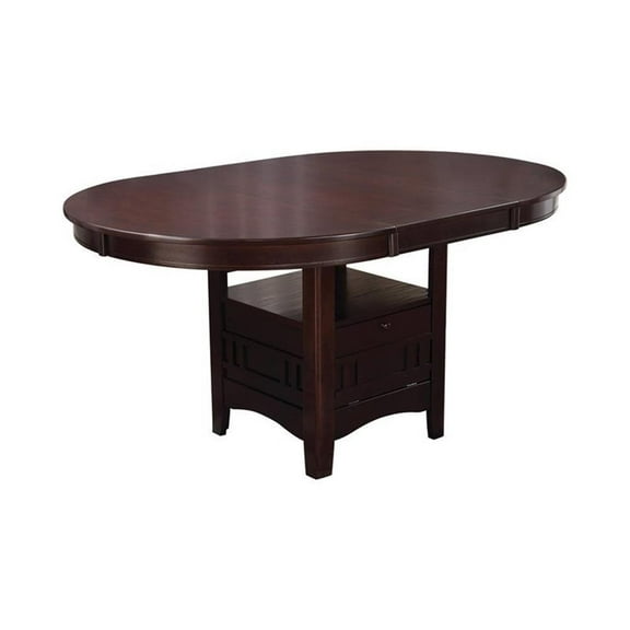 Kingfisher Lane 42 in Oval Dining Table, Chestnut