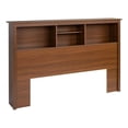 thumbnail image 1 of Kingfisher Lane Full Queen Wood Bookcase Headboard in Cherry, 1 of 6