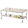 thumbnail image 1 of Kingfisher Lane Glass Top Coffee Table in Chrome, 1 of 3