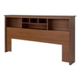 thumbnail image 1 of Kingfisher Lane King Wood Bookcase Headboard in Cherry, 1 of 5