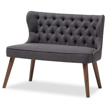 Kingfisher Lane Loveseat in Dark Gray