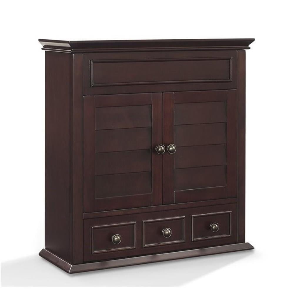 Kingfisher Lane Medicine Cabinet in Espresso