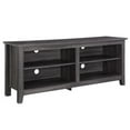 thumbnail image 1 of Kingfisher Lane Modern Wood TV Stand for TVs up to 58" in Charcoal Gray, 1 of 6