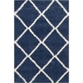 thumbnail image 1 of Kingfisher Lane Navy Shag Rug - 4' x 6', 1 of 1