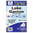 thumbnail image 1 of Kingfisher Maps Waterproof Lake Map Gaston & Roanoke Rapids NC & VA, 24” x 36” 0.2lb, 1 of 5