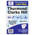 thumbnail image 1 of Kingfisher Maps Waterproof Lake Map Strom Thurmond/Clarks Hill GA & SC, 24” x 36” 0.2lb, 1 of 5