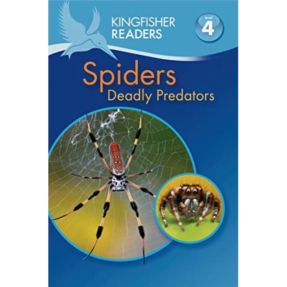 Pre-Owned Kingfisher Readers L4: Spiders - Deadly Predators Hardcover Claire Llewellyn