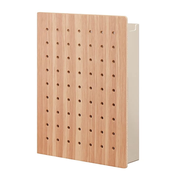 (Kingjim) King Jim PGH200 Nachi Harpeggi Storage Box with Perforated Board, Size M, Natural