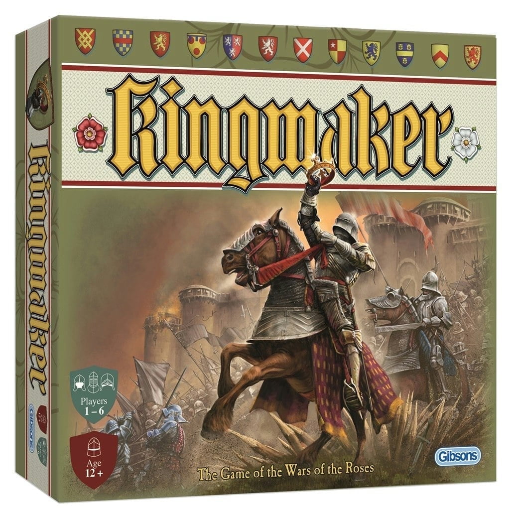 Gibsons Games Kingmaker The Royal Re-Launch Strategy Board Game, 40 Pieces