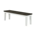 thumbnail image 1 of Kingman Rectangular Bench Espresso and White, 1 of 4