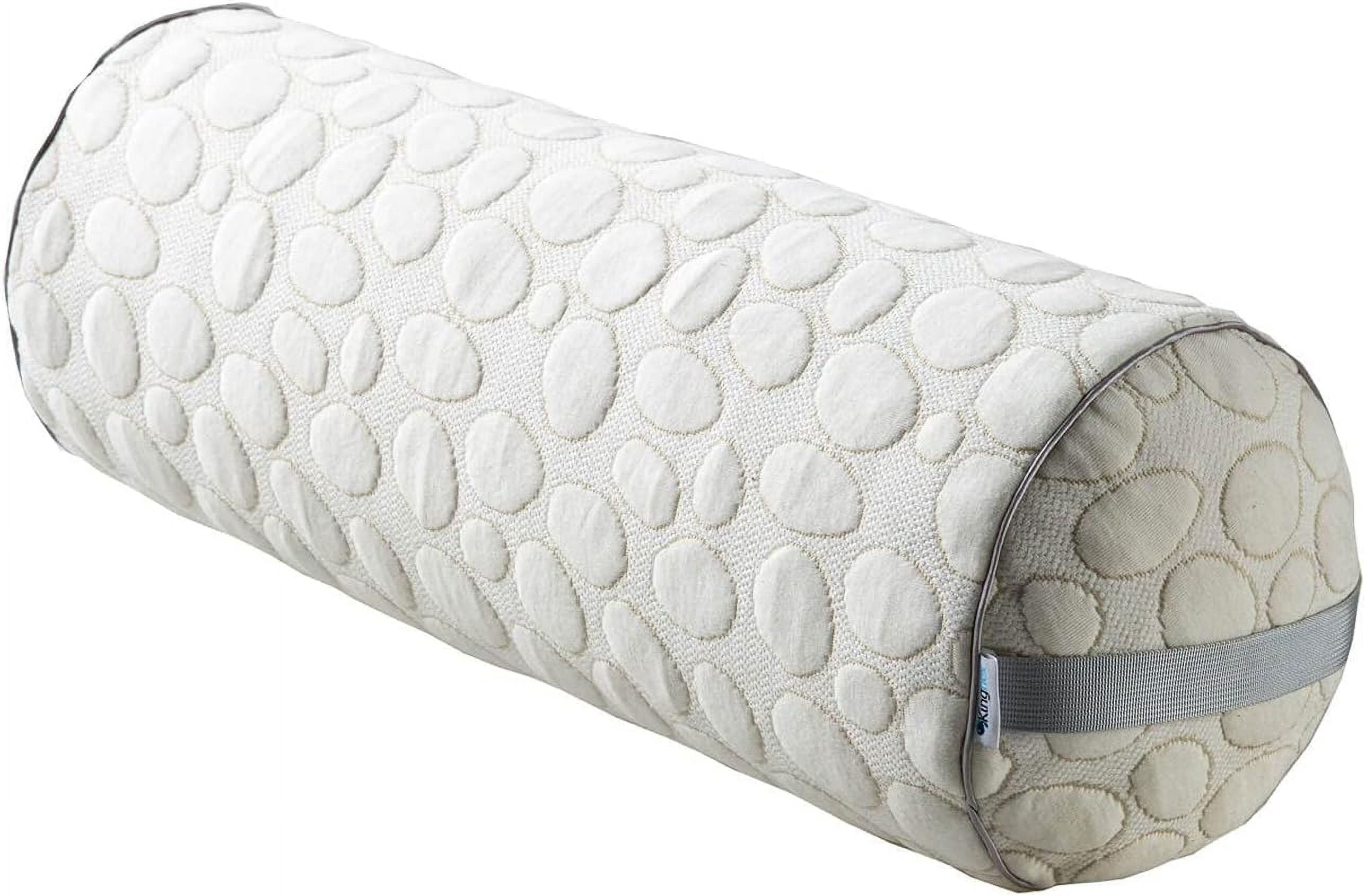 Kingnex Adjustable Bolster Roll Pillow Under Knees to Relief Lower Back