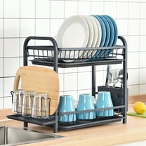  NOLITOY 2pcs Feeding Bottle Storage Box Silverware Storage  Utensil Drying Rack Basket Bottle Holder Dish Drain Board Sink Dish Drainer  Cup Rack with Cover Pp Cup Holder Baby : Home 