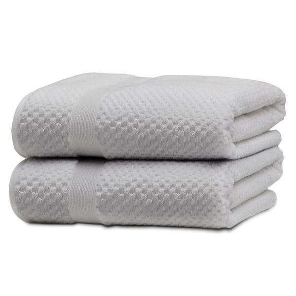 Kingrest 100% Cotton Bath Towel Sets of 2 Pieces, 2 Bath Towel, Highly Absorbent Towels for Bathroom, Gym, Hotel